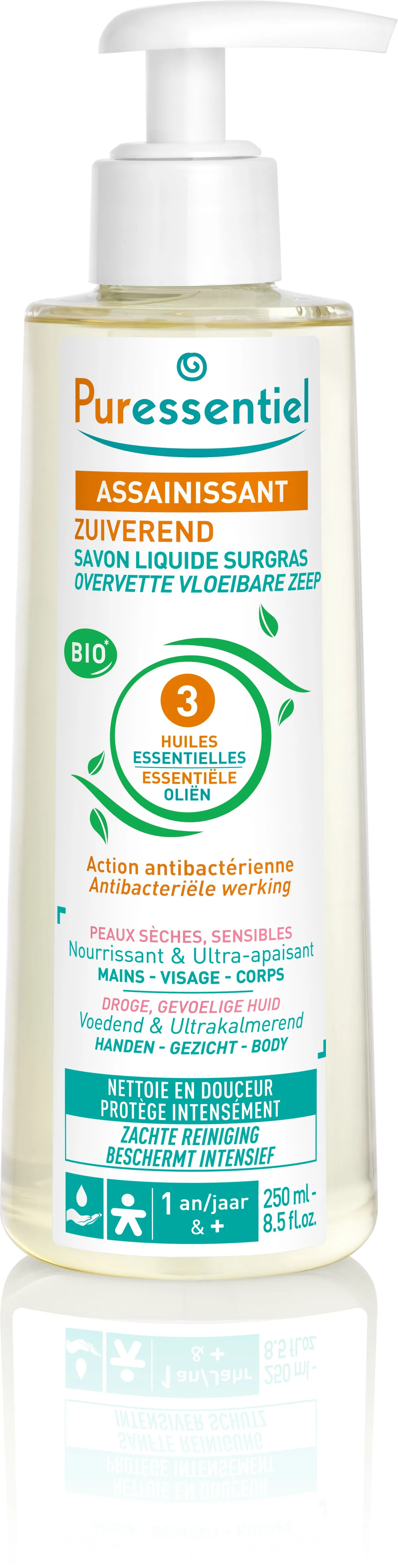 Puressentiel Zuiverende Vloeibare Overvette Zeep 250 ml