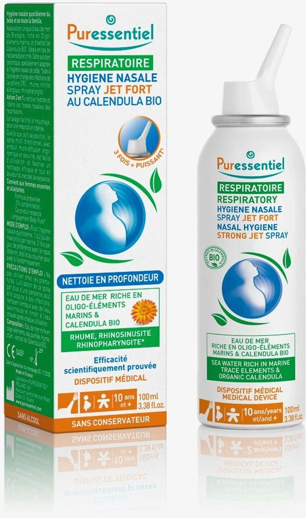 Puressentiel Spray Hygiène Nasale Jet Fort 100ml