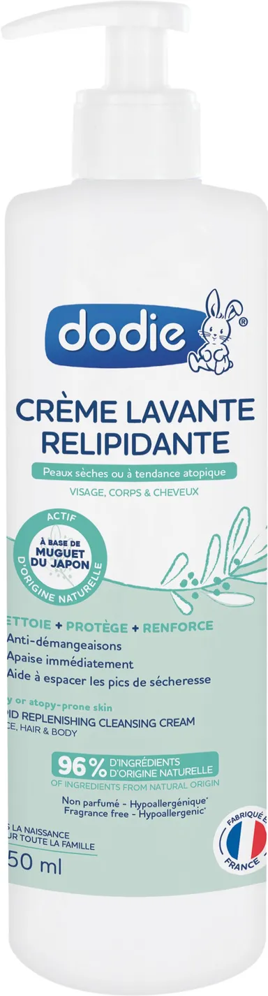 Dodie Crème Lavante Peau Atopique 450ml