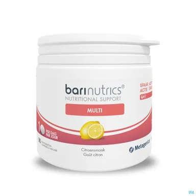 BariNutrics Multi Citron 90 Comprimés à Mâcher