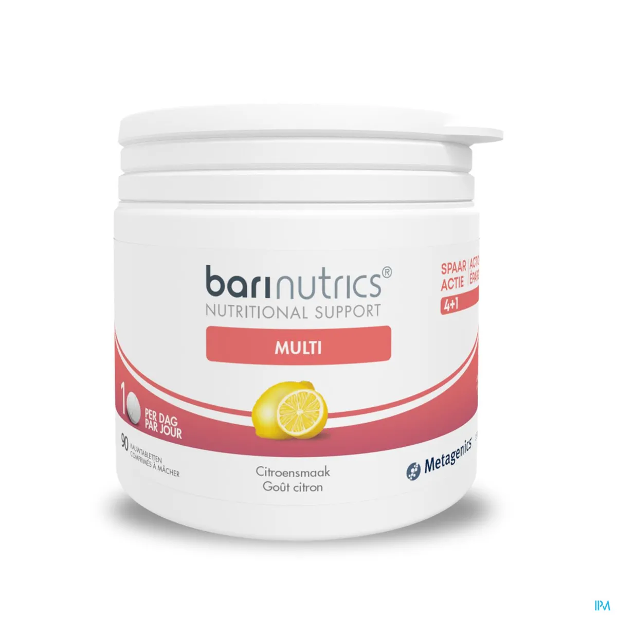 BariNutrics Multi Citroen 90 Kauwtabletten