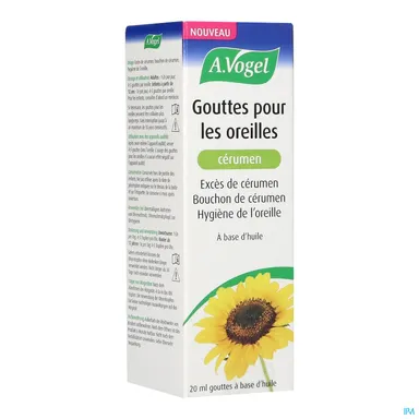 A.Vogel Oreilles Cérumen Gouttes 20ml