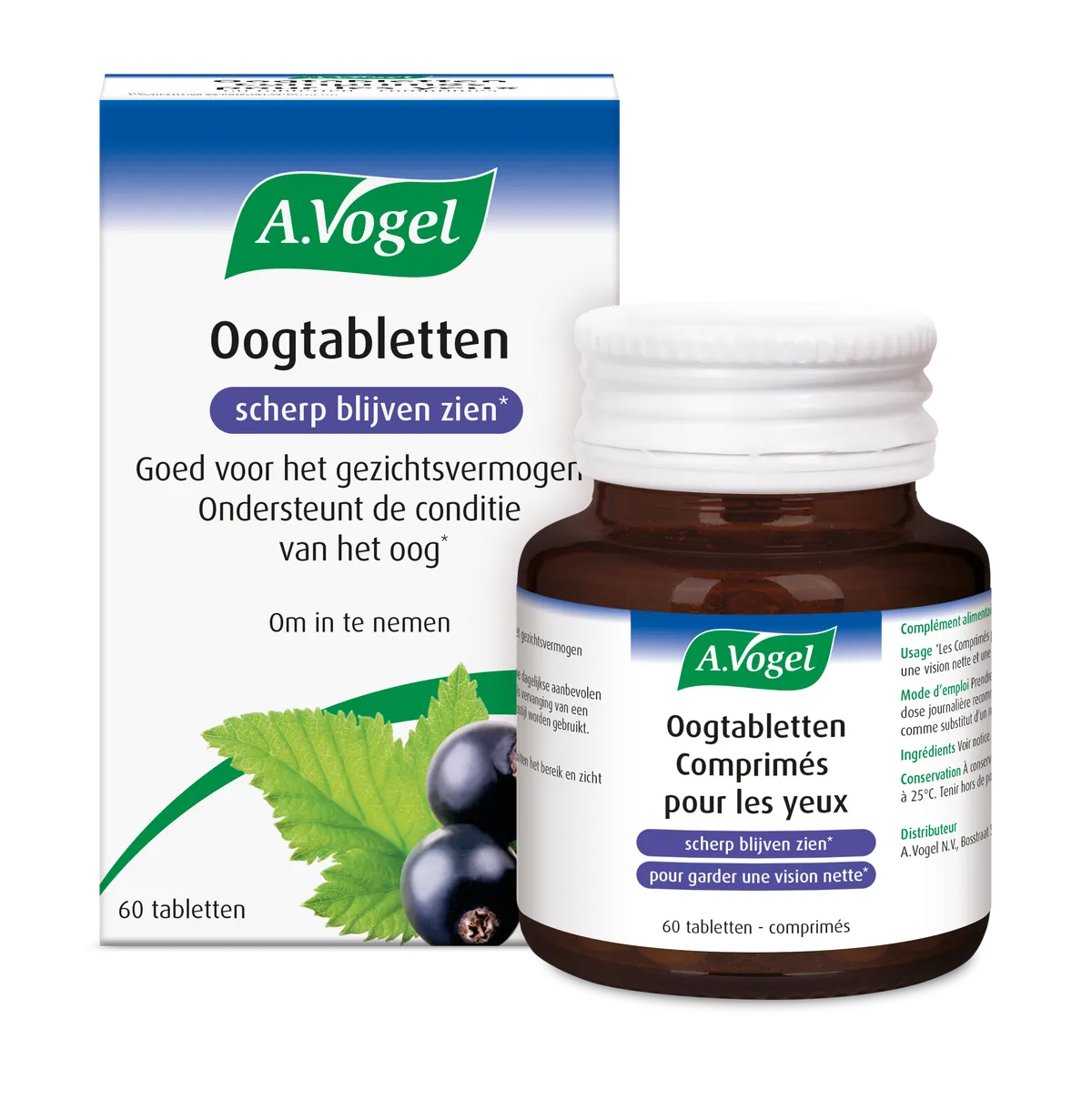 A.Vogel Oogtabletten 60 Tabletten
