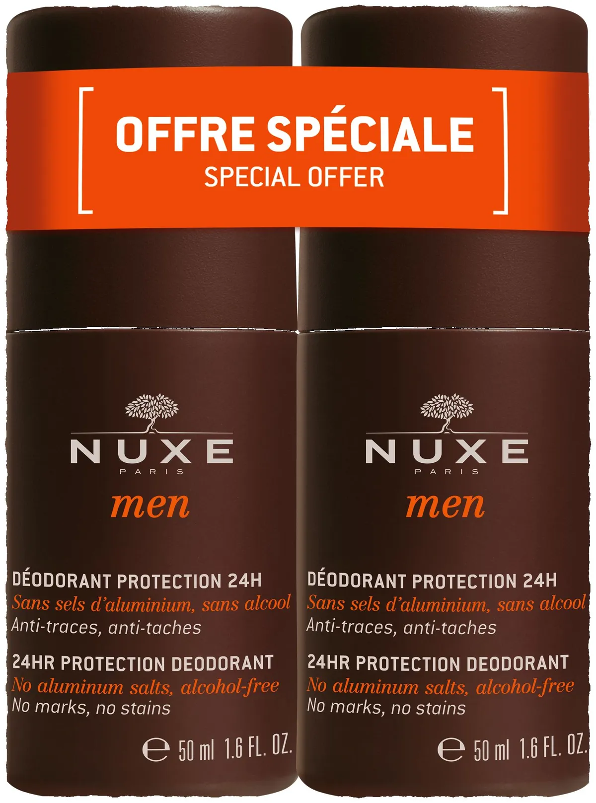 Nuxe Men Deo Protection 24h Roll-on 2x 50ml