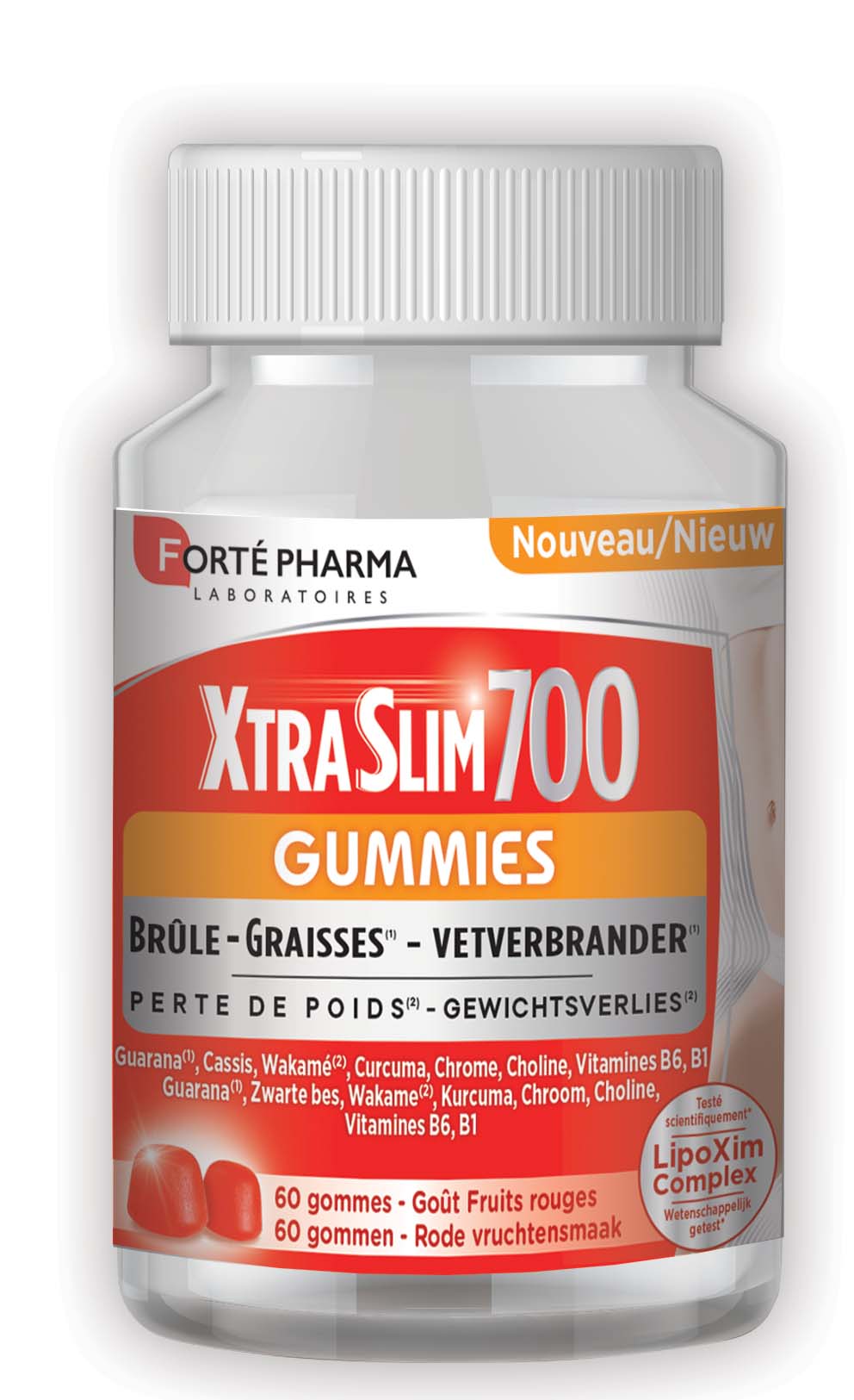 Forté Pharma Xtraslim 700 60 gummen - XTRASLIM