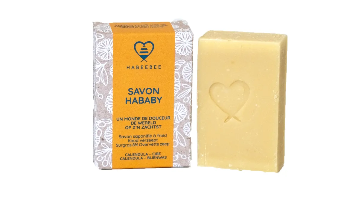 Habeebee Hababy Savon Cire d'Abeille Calendula 100g