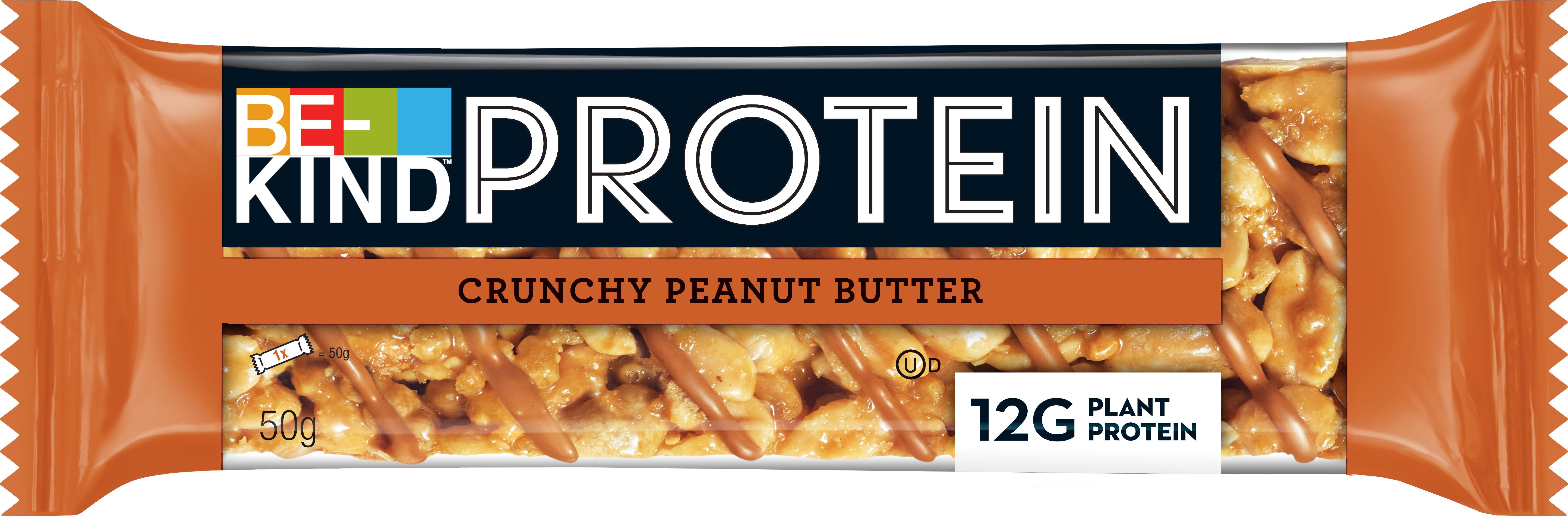 BE Kind Protein Crunchy Peanut Butter 50 g - BE-KIND