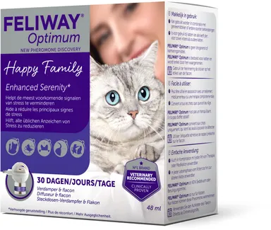 Feliway Optimum Diffuseur Chat + Flacon 30 Jours