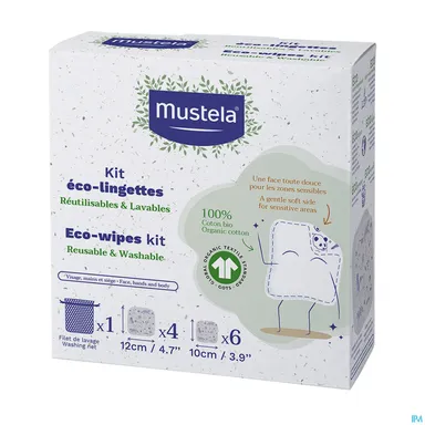 Mustela Eco-Lingettes Mon 1er Kit 10 Lingettes