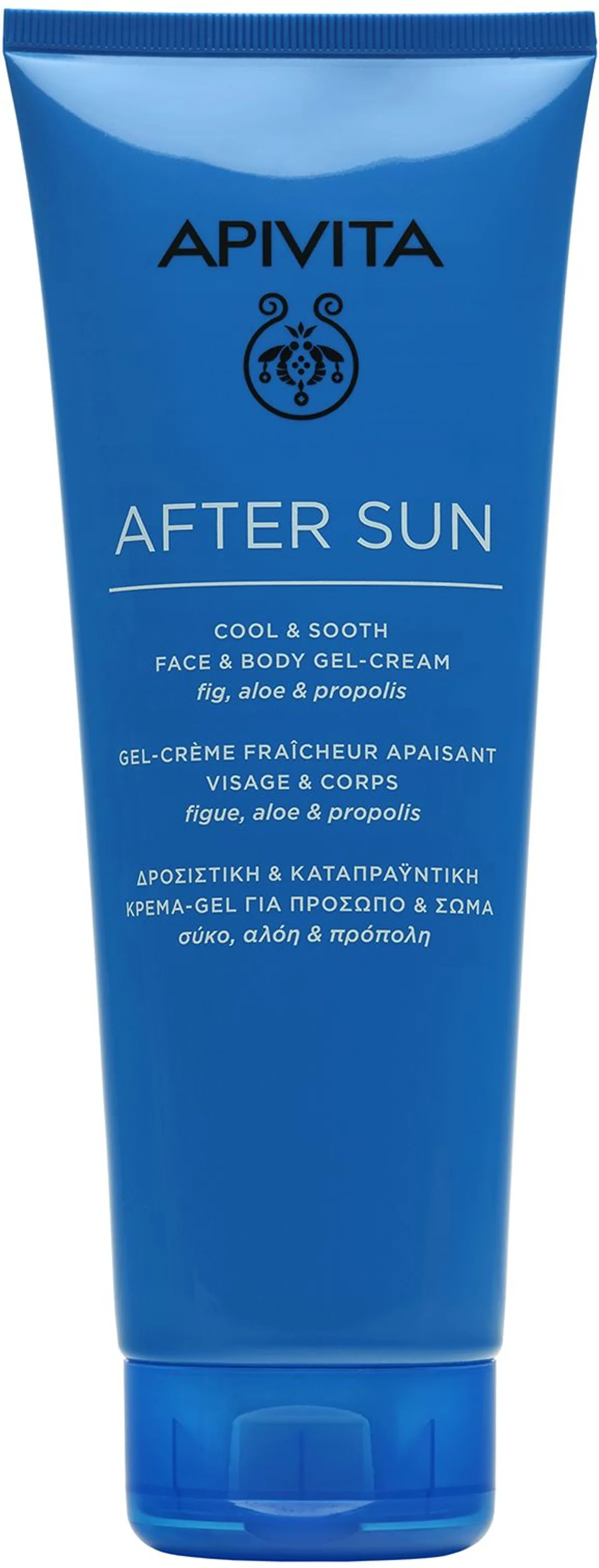 Apivita Cool & Sooth Face &body Gel Cream 200ml