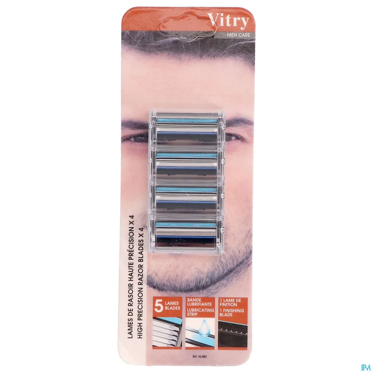 Vitry Lames Rasoir Haute Précision 4 Lames
