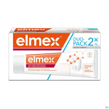 Elmex Dentifrice Anti Caries Professional 2x75ml