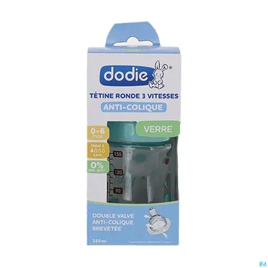 Dodie Zuigfles Initiatie Vogels 150 ml