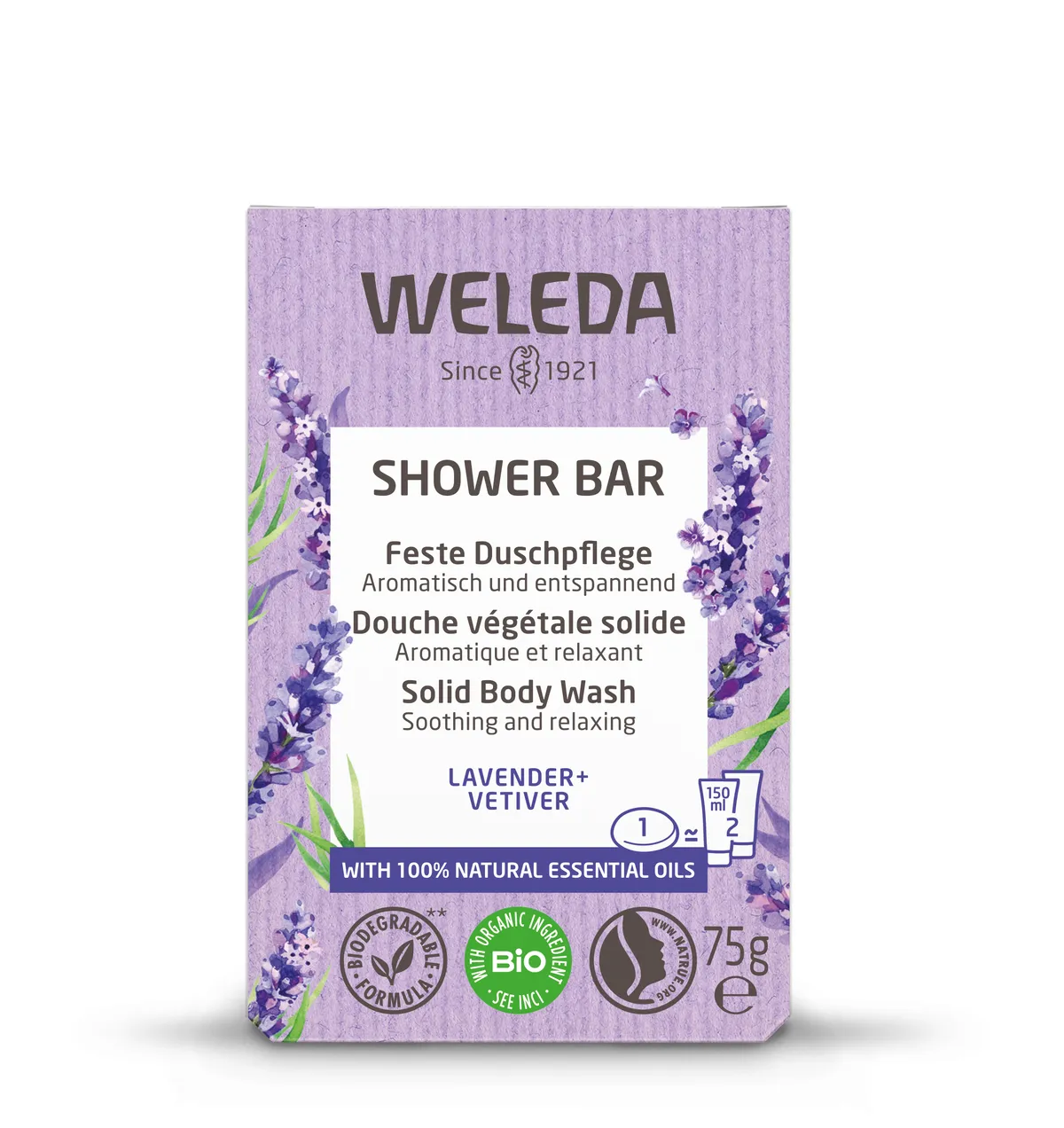 Weleda Shower Bar Ylang Ylang Iris 75g