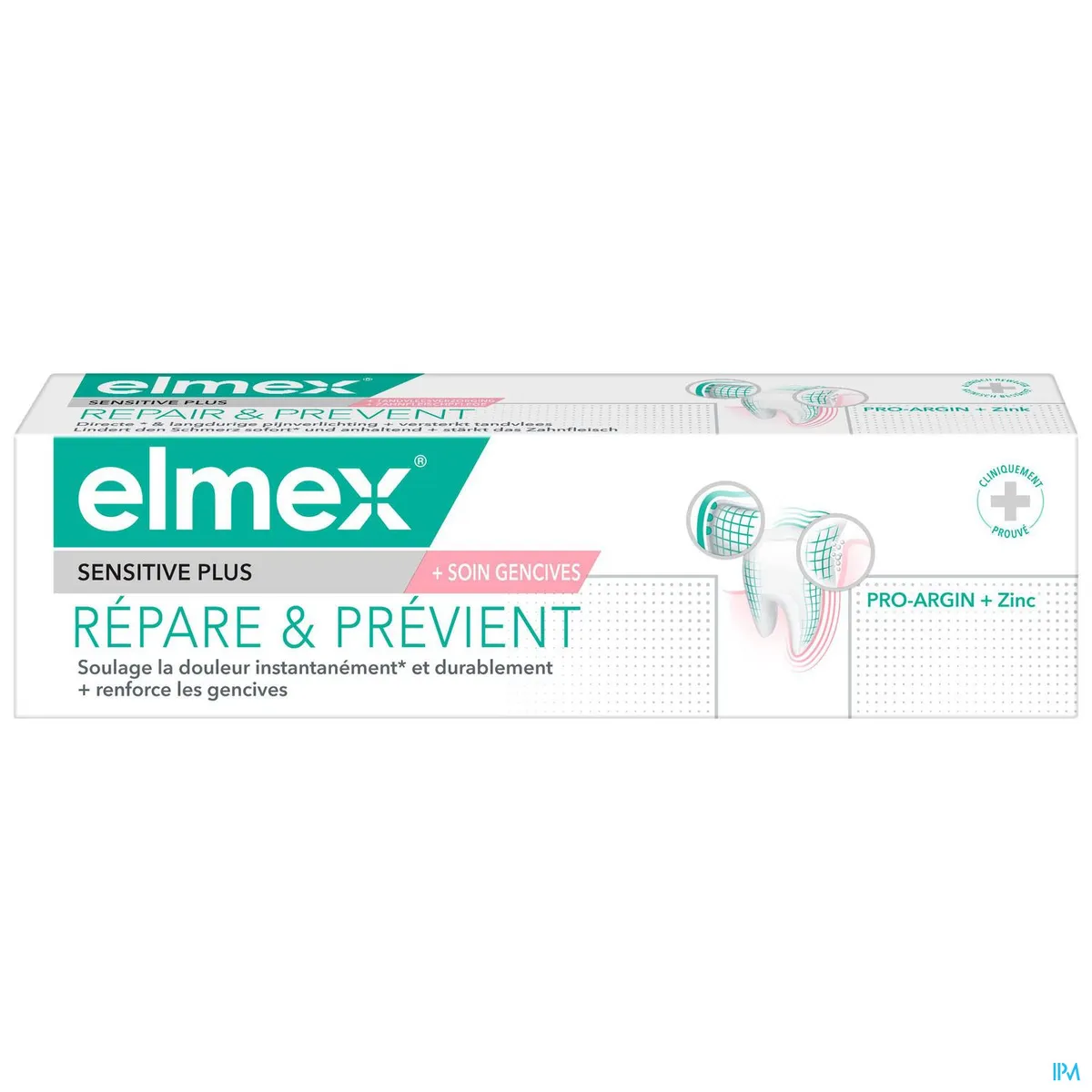 Elmex Sensitive Dentifrice Plus Répare & Prévient 75ml