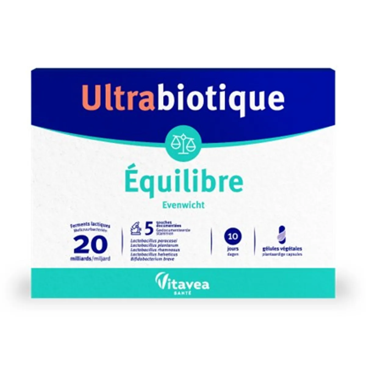 Ultrabiotique Evenwicht 10 Dagen Capsules