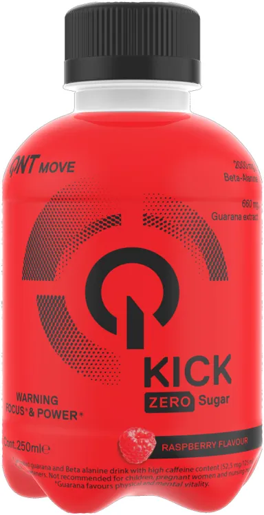 QNT Kick Power Frambozendrank 250 ml