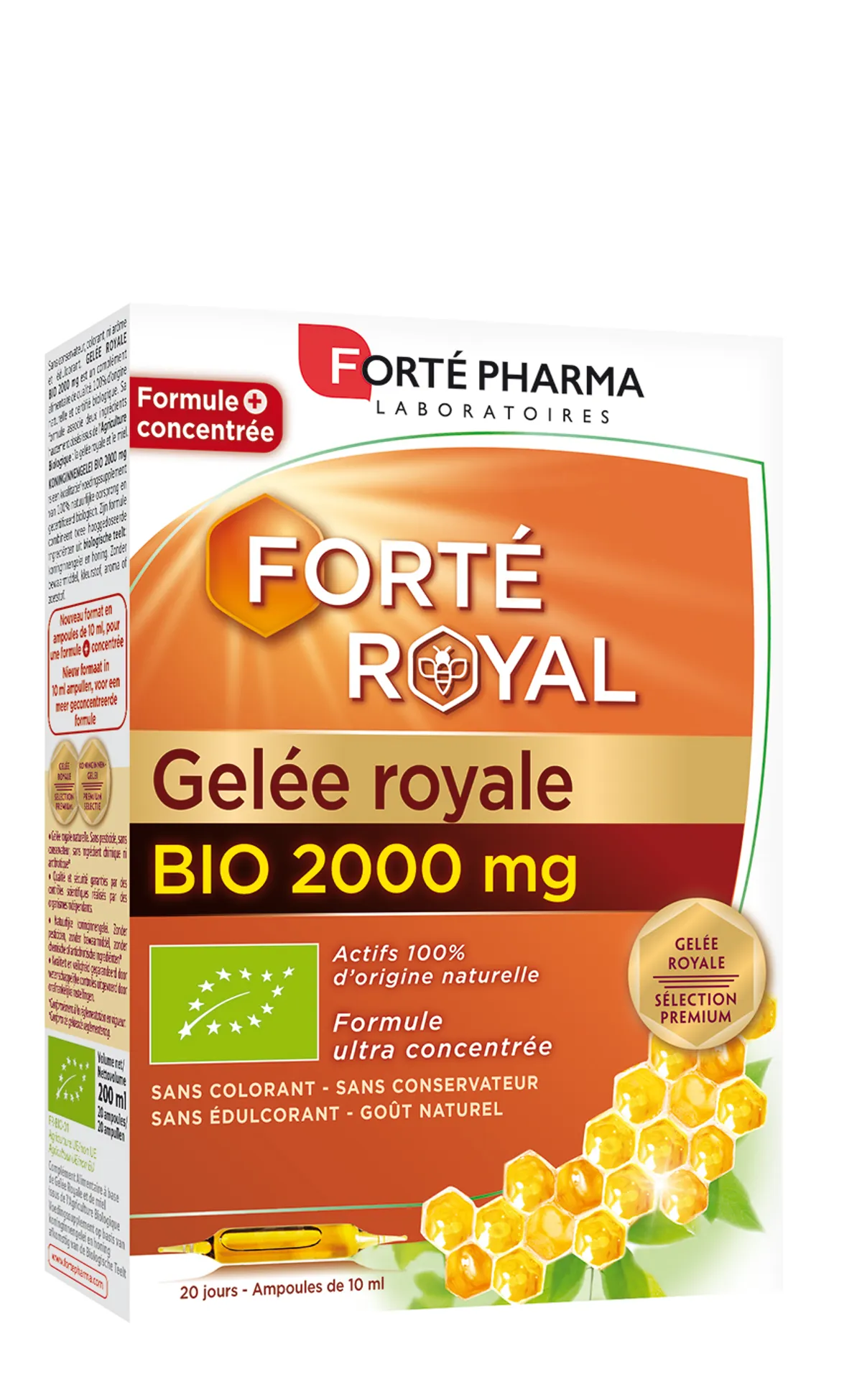Forté Pharma Gelee Royale Bio 2000mg 20x10ml