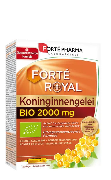 Forté Pharma Biolologisch Koninginnenbrood Bio 2000 mg 20 x 10 ml
