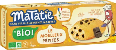 Matatie Moelleux Pepites Chocolat 5x27g