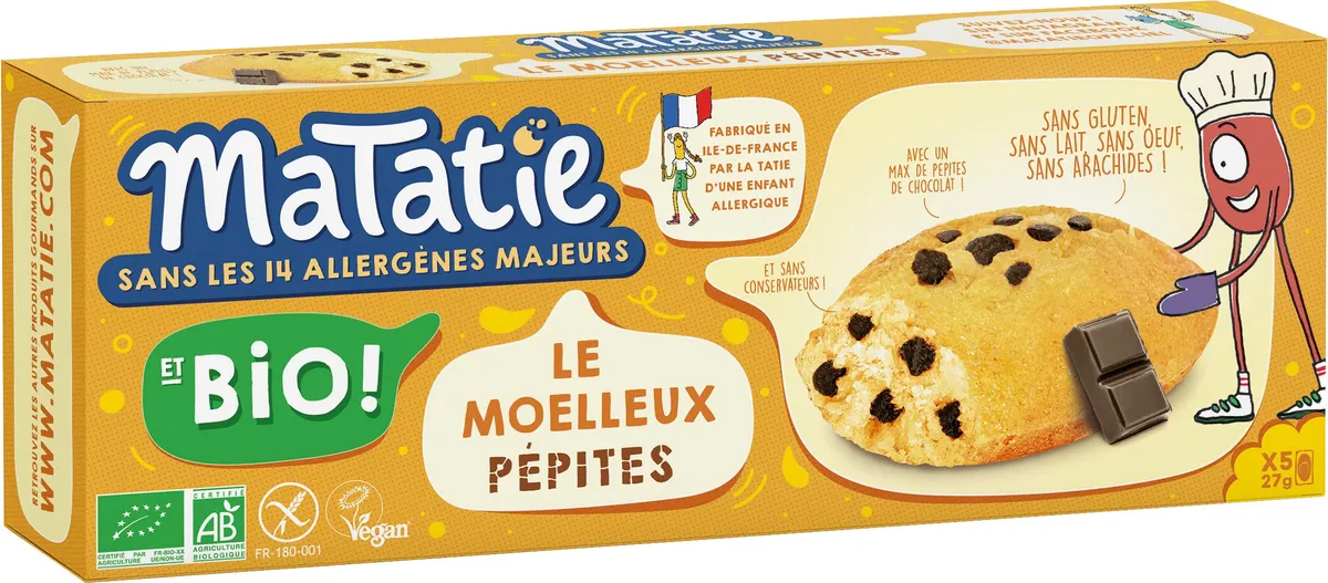 Matatie Moelleux Stukjes Chocolade 5 x 27 g
