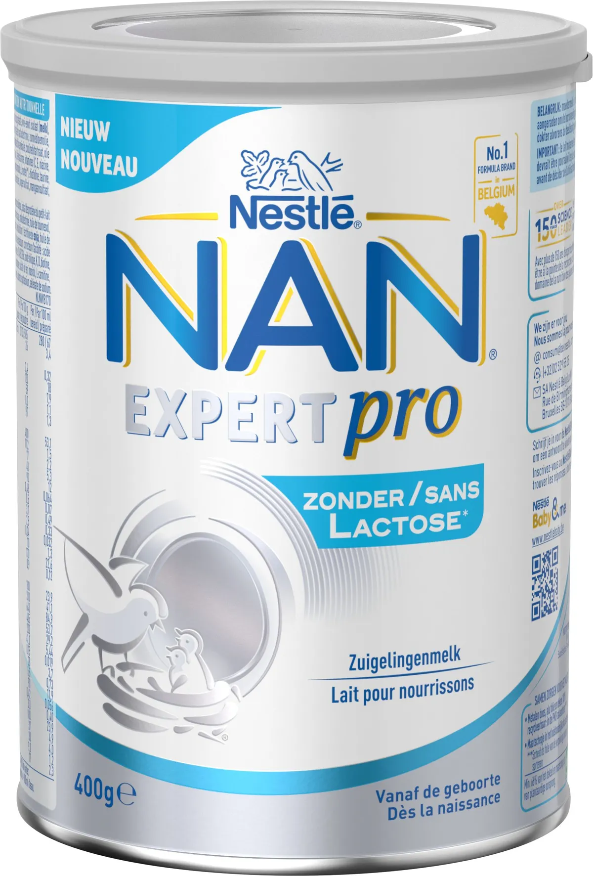 Nestlé NAN Expert Pro Sans Lactose Lait Pour Nourrissons 400g