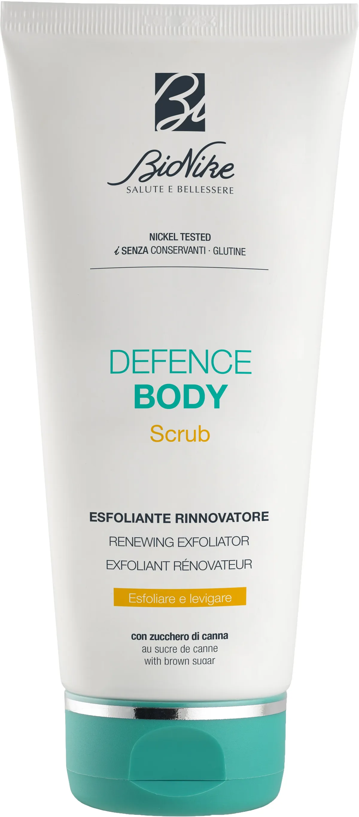Bionike Defence Body Scrub Renewing Exfoliator Brown Sugar 200 ml
