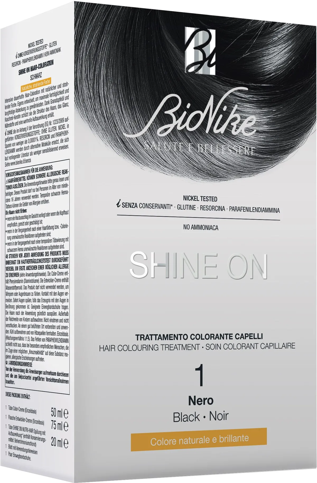 BioNike Shine On Verzorgingsproduct Haarkleuring 1