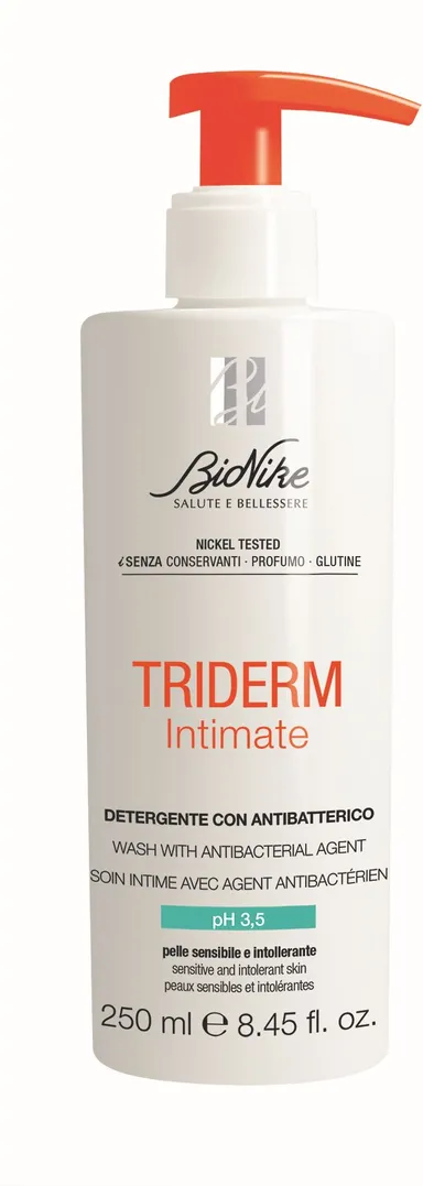BioNike Triderm Intimate Intieme Verzorging Met Antibacteriële Actieve Bestanddelen pH 3.5 250 ml