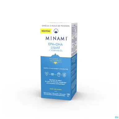 Minami EPA + DHA Liquid + Vitamine D3 150 ml