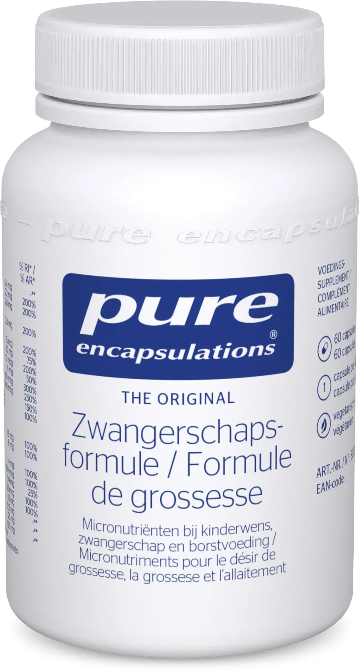 Pure Encapsulations Formule Grossesse 60 Capsules