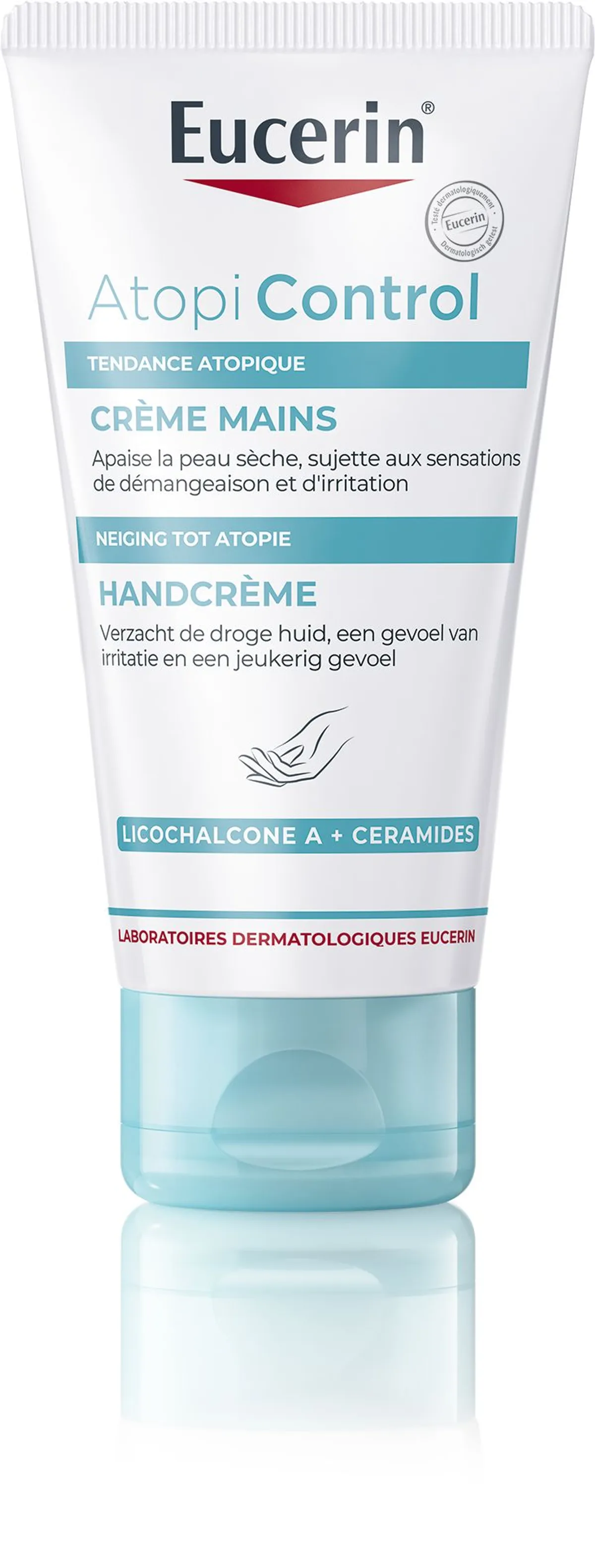 Eucerin AtopiControl Crème Mains Peau Sèche à tendance Atopique Tube 75ml