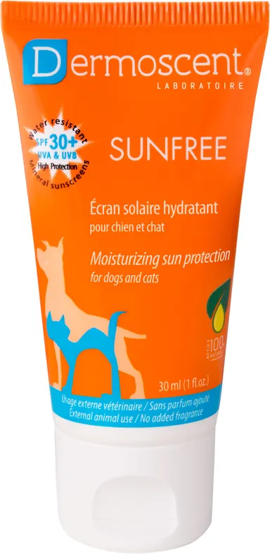 Dermoscent Sunfree Zonnebescherming SPF 30 Hond & Kat 30 ml