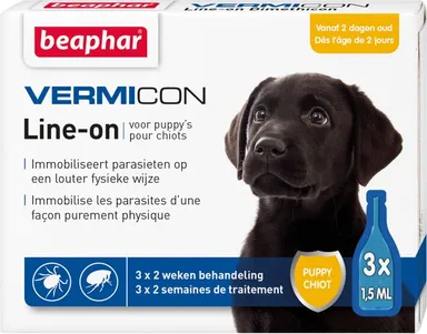 Beaphar Vermicon Line-on Chiots 3x1,5ml