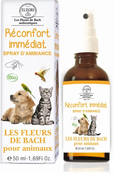 Elixirs & Co Spray d'Ambiance Réconfort Immédiat Animaux 50ml
