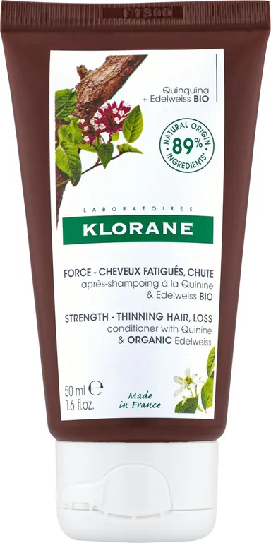 Klorane Quinine & Edelweiss Bio Après-Shampooing Fortifiant & Stimulant 50Ml