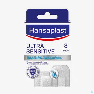 Hansaplast Ultra Sensitive 8 Pleisters