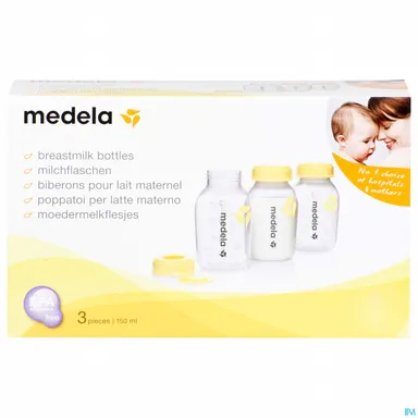 Medela Set 3 Bedrukte Flessen 150ml