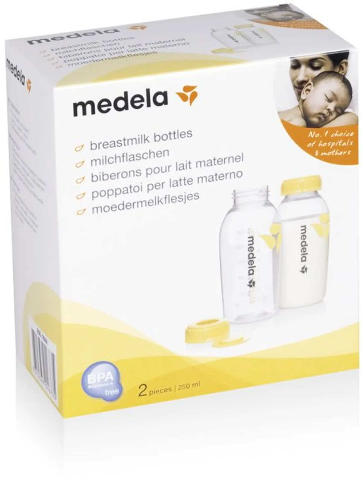 Medela 2 Biberons Pour Lait Maternel 250ml