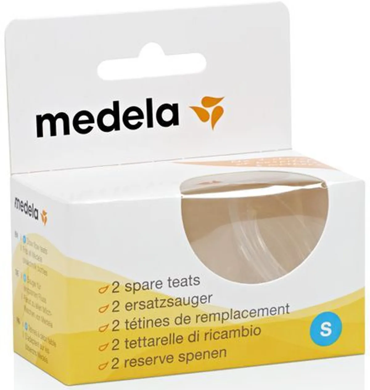 Medela 2 Tétines Silicone Débit Faible