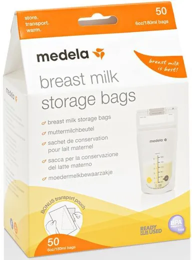 Medela Sacs Recueil Lait Maternel 180ml 50