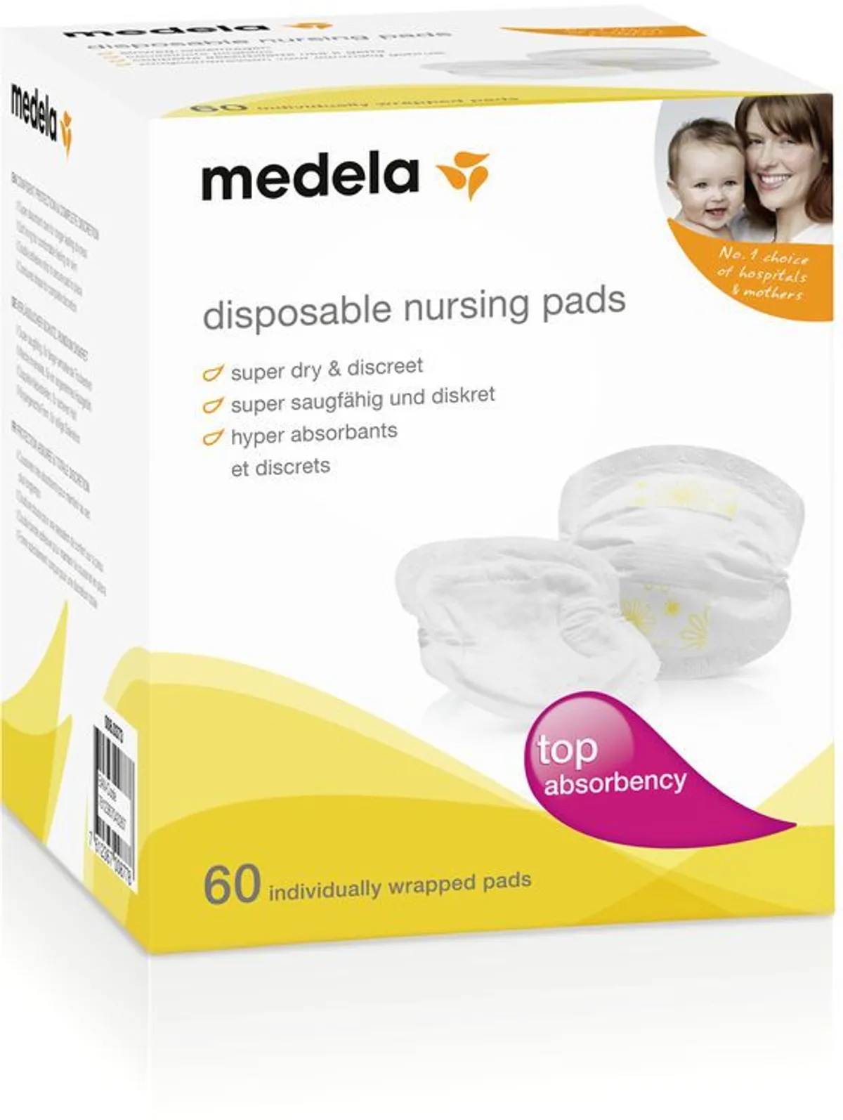 Medela 30 Coussinets Allaitement Usage Unique