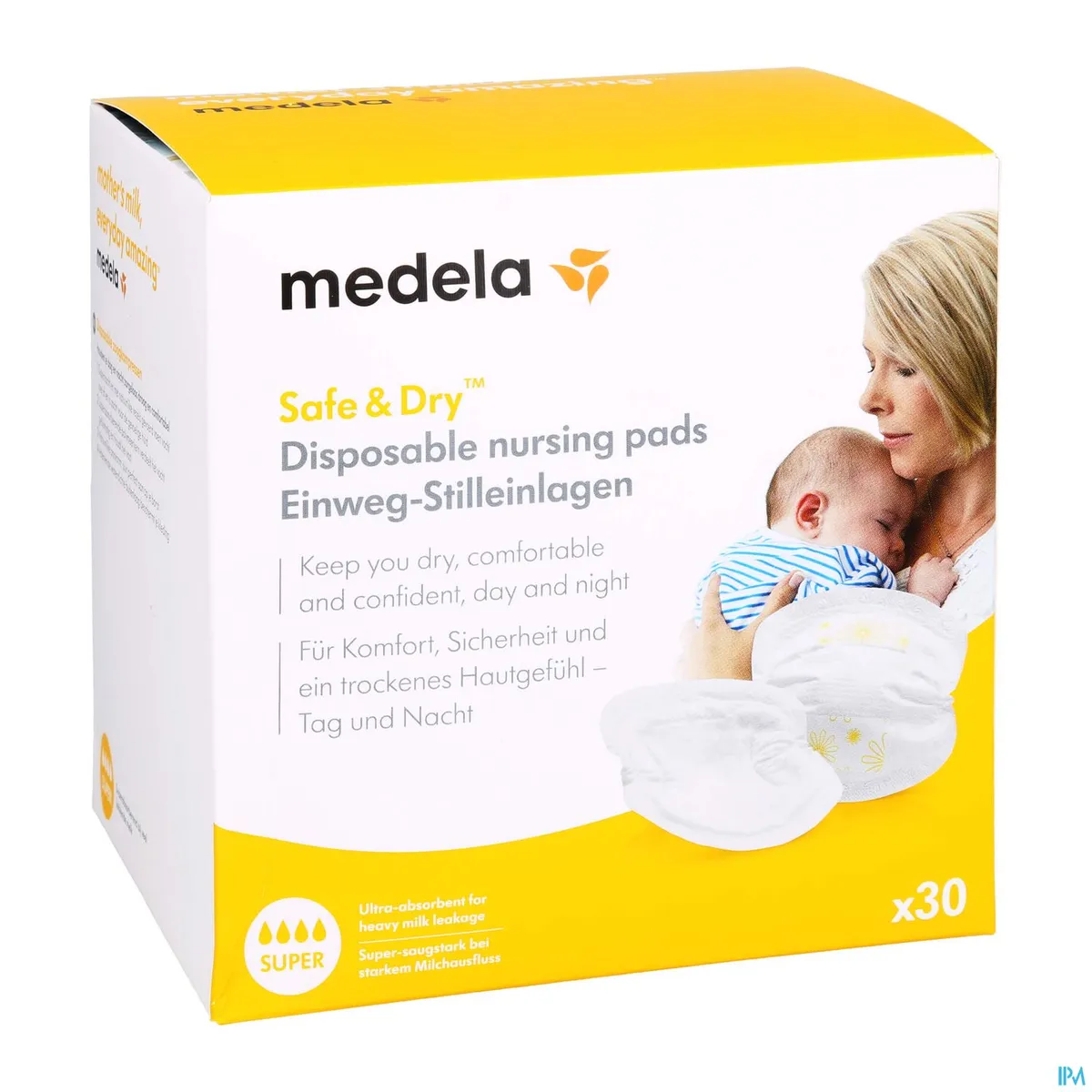 Medela 30 Borstvoedingspads Eenmalig Gebruik
