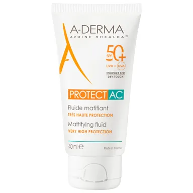 A-Derma Protect Ac Matterende Fluide Spf50+ 40Ml
