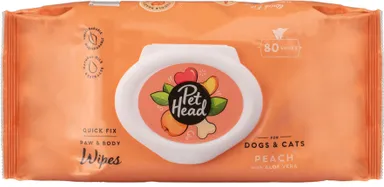 Pet Head Quick Fix 80 Lingettes