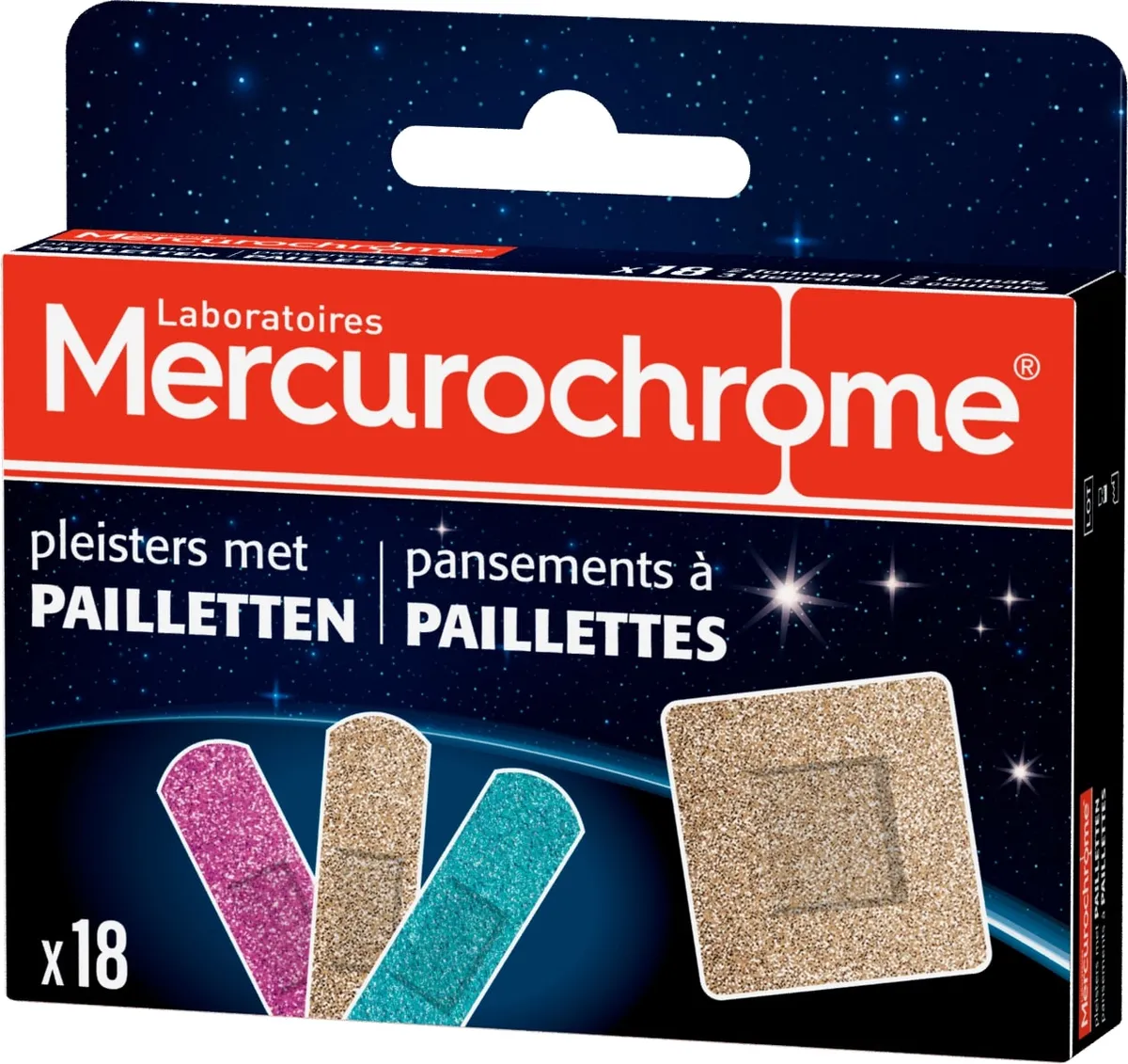 Mercurochrome 18 Versierde Pleisters
