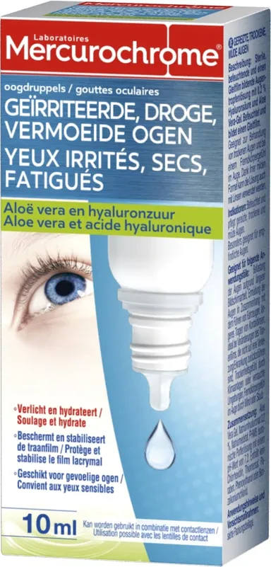 Mercurochrome Hydraterende Oogdruppels 10 ml