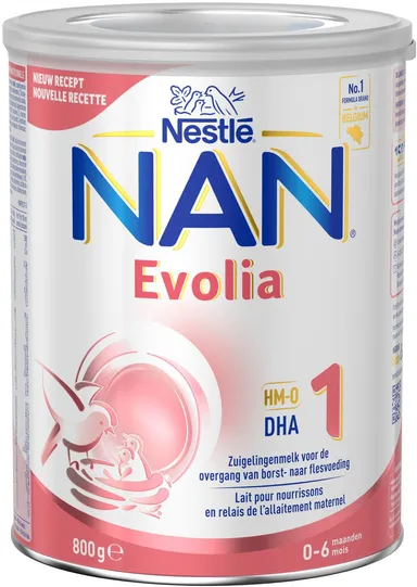 NESTLÉ NAN Evolia 1 Melk voor Zuigelingen 0-6 maanden 800 g