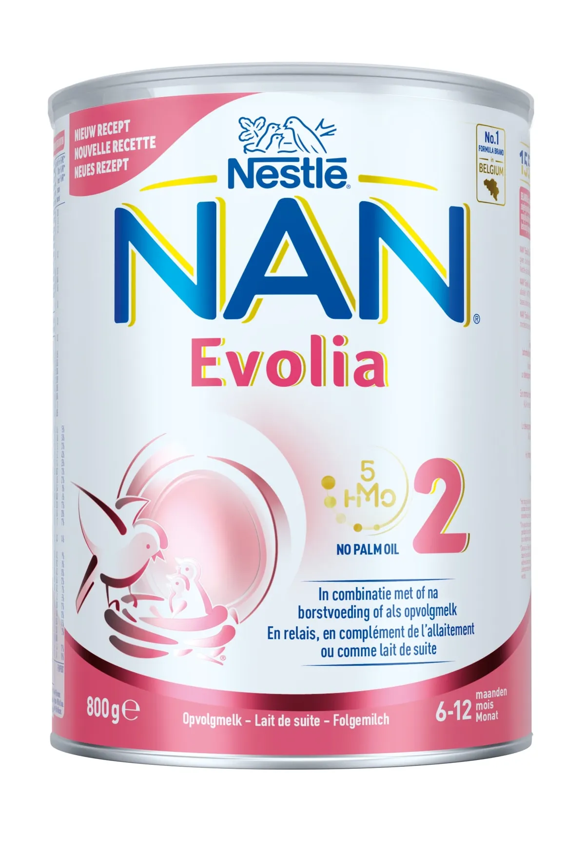 Nestlé Nan Evolia 2 Lait pour Nourrissons 6-12 Mois 800g