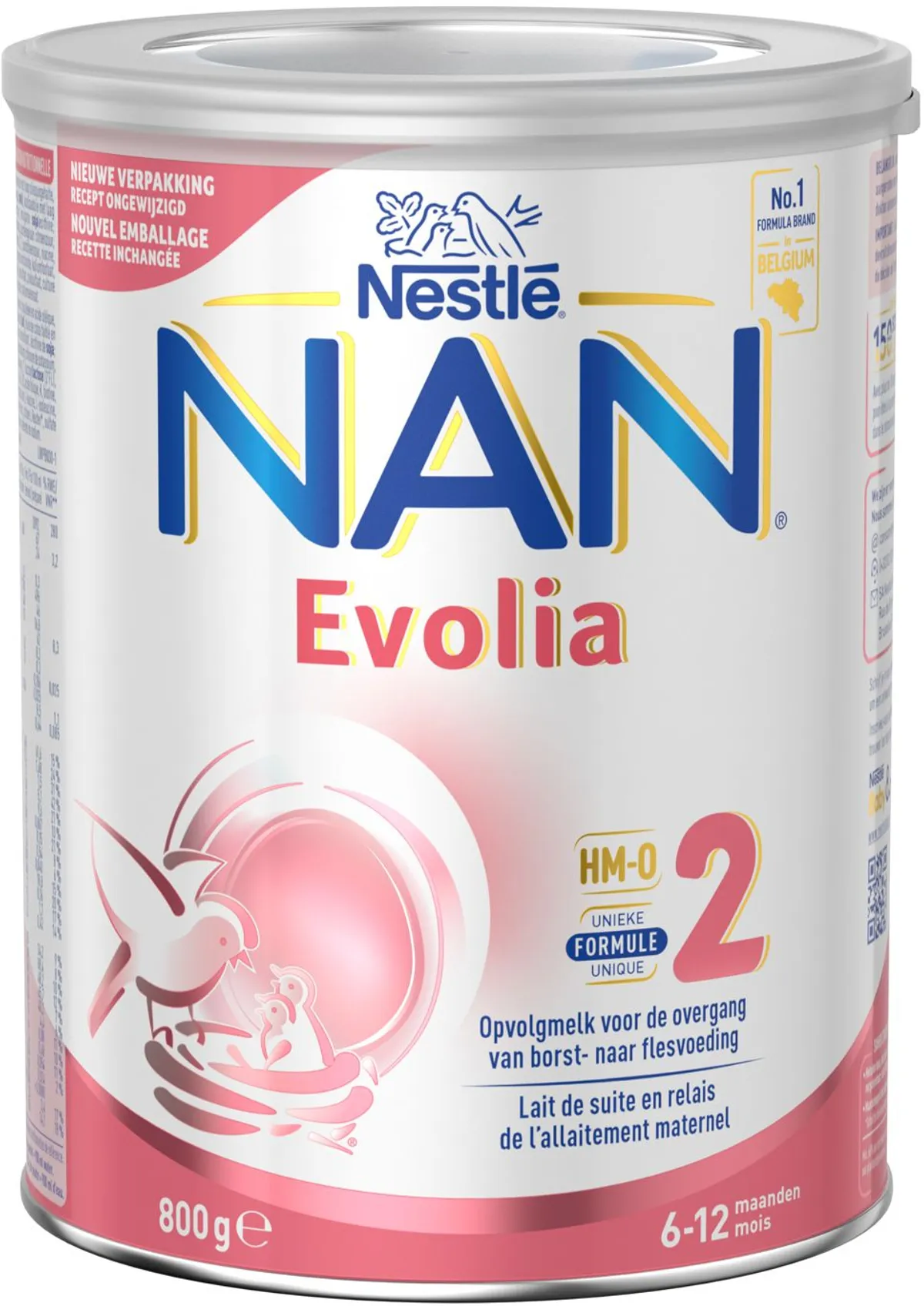 Nestlé Nan Evolia 2 Zuigelingenmelk 6-12 maanden 800 g